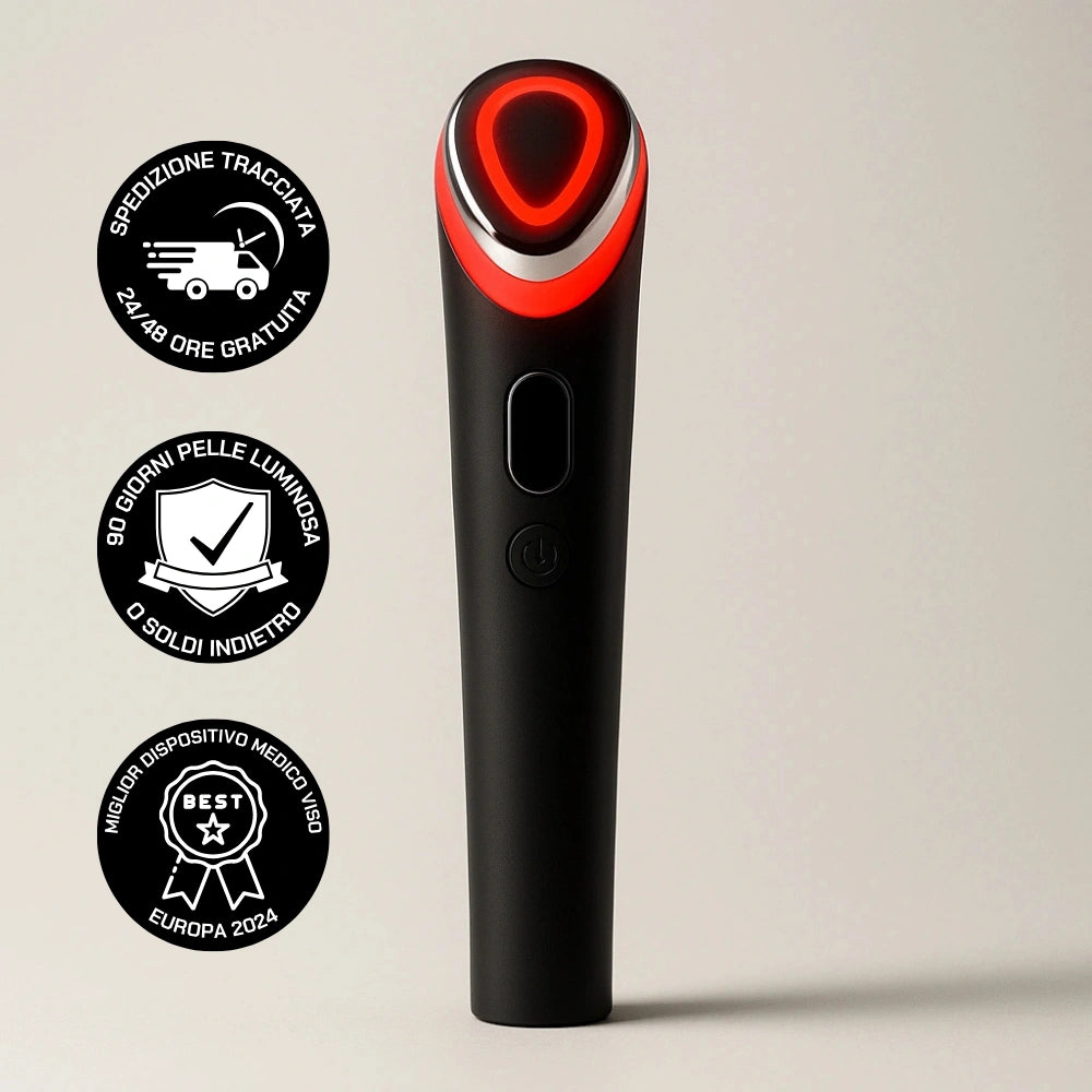 ⚕️DermaMed PRO®: Dispositivo Anti-Age Viso EMS, EP & LED